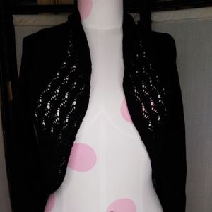 Long Sleeve Crochet Cardigan Size Large